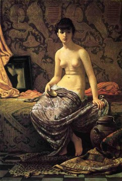ヌードでポーズをとるローマのモデル エリフ・ヴェダー Oil Paintings